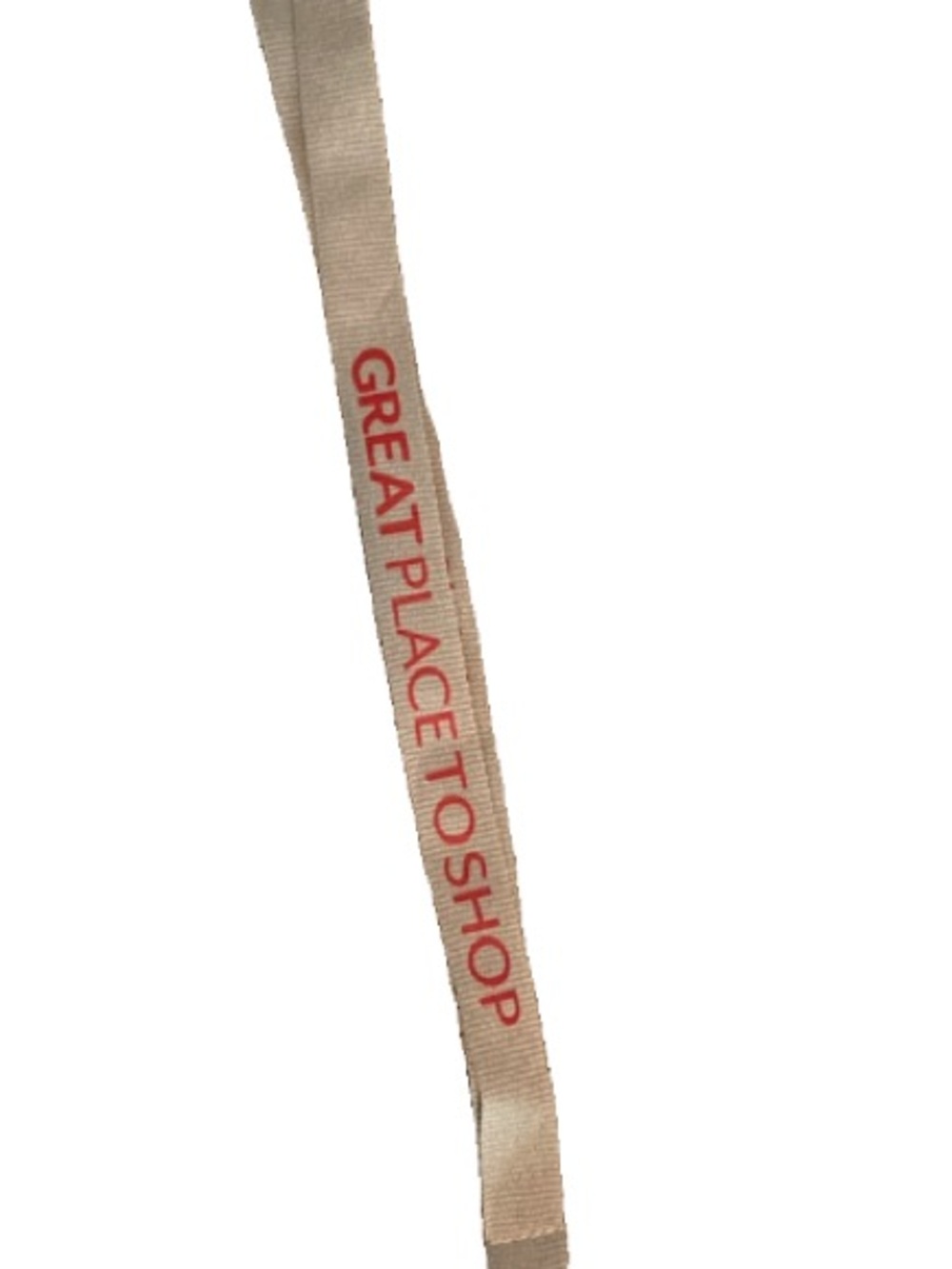 Bealls Associate Strap with Red "GREAT PLACE TO SHOP" and Nametag